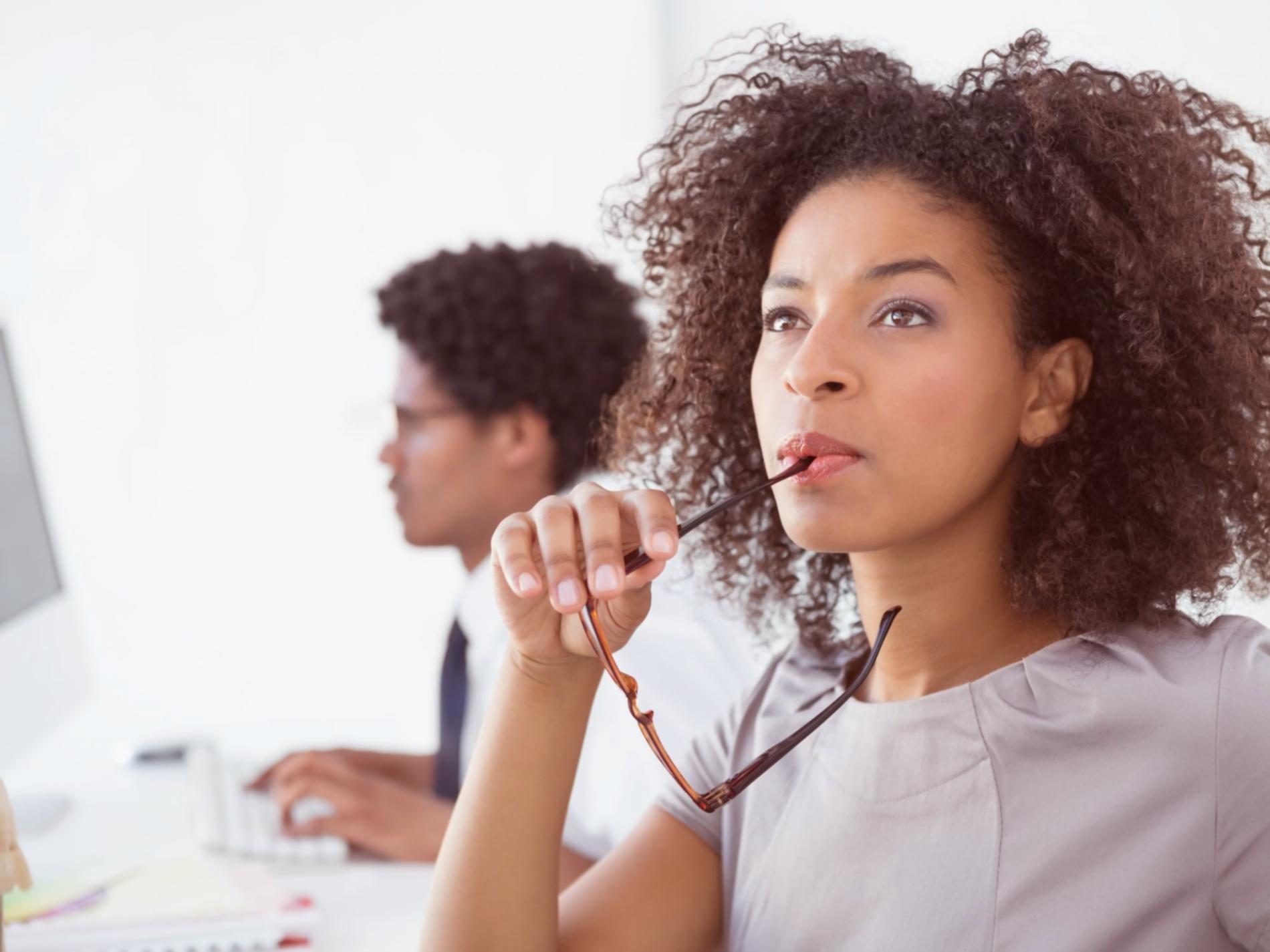 Team reviewing search console data to identify content optimization opportunities